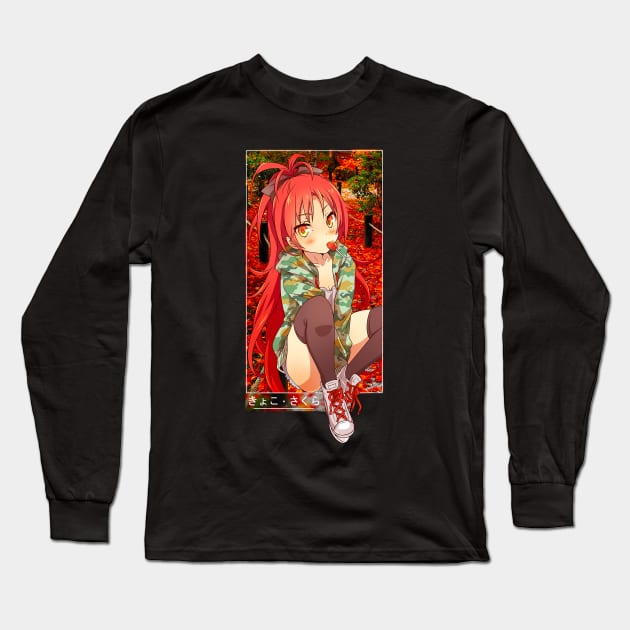 Kyoko (Madoka Magica) Long Sleeve T-Shirt by hidexmian